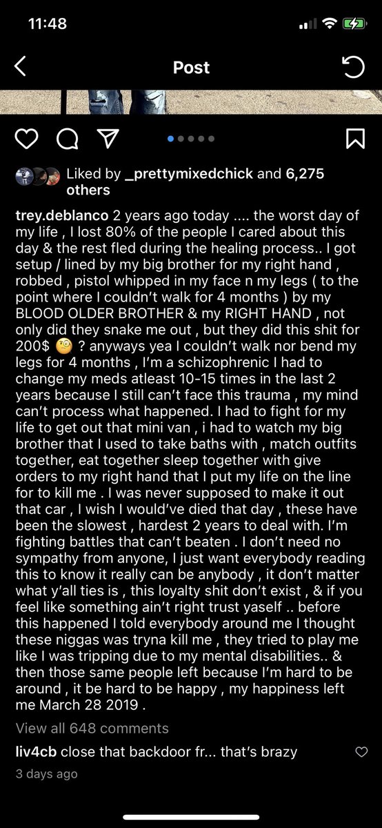 Wow he got set up by his own blood brother and right hand man, you really gotta watch your back.