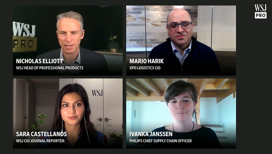 CristinaAmpil's tweet photo. This session on AI in the #supplychain deserves a quick, extended follow-up, judging from the strategic and practical insights shared by the panelists and the long list of good questions from attendees #WSJPROAI https://t.co/Sc9BtI2bQE
