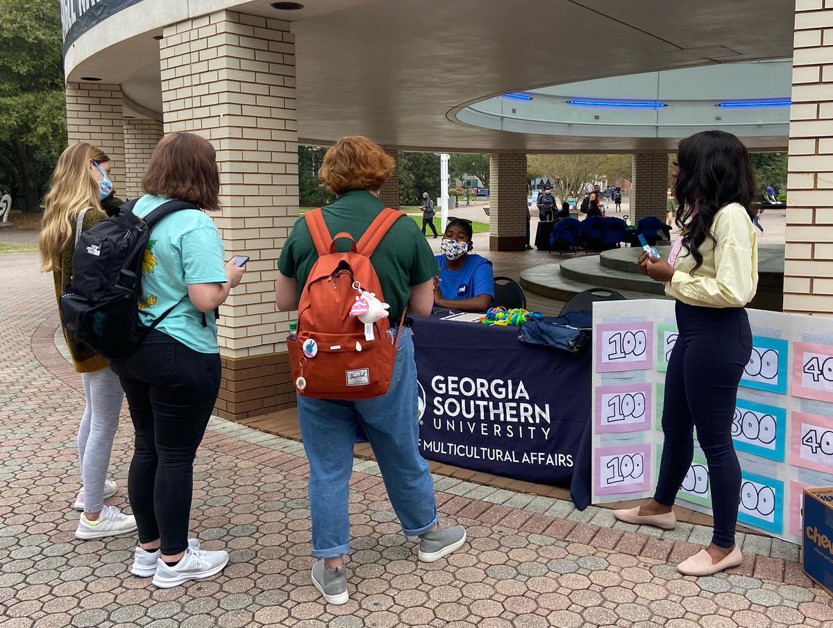 sustainsouthern's tweet photo. Day 3 of Southern Sustainability Week is SOCIAL JUSTICE! stop by the rotunda 11am-1pm to see our exhibits, play games, and shop at the campus thrift store! https://t.co/XEOHhivs20
