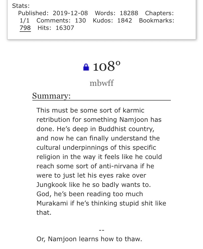 108 | smut | hot springs | getaways | archiveofourown.org/works/21515479 by mbwff