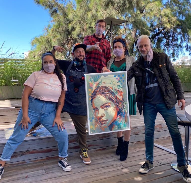 Gracias <a href="/martinronmural/">Martín Ron</a> 🔥✨ #perros2021 #urbanaplayfm