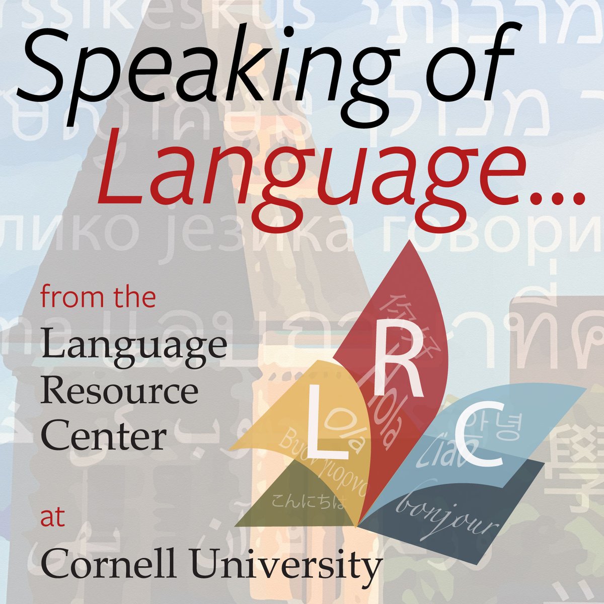 CornellLRC's tweet photo. It's Wednesday. #SpeakingOfLanguage 🎙
Giulia Andreoni suggests ways to incorporate music and drama into language teaching and learning.

Listen in &amp; like us!
https://t.co/3fjbLE3m5U

#sun
#CornellLRC #CornellLanguages #CUattheLRC

@CornellCAS @CornellROMS @EinaudiCenter https://t.co/xYOGmRw8hO