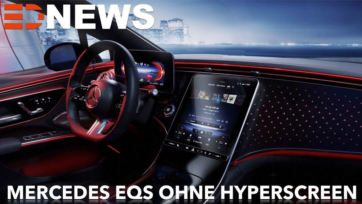 Der Hyperscreen wird nicht standardmäßig im neuen Mercedes EQS verbaut sein. Wie sich beide Ausstattungsvarianten voneinander unterscheiden zeigen wir in diesem Video. youtube.com/watch?v=usivYv…
