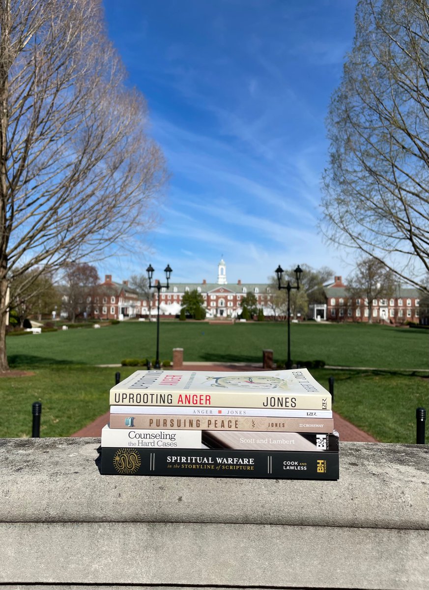 SBTSadmissions's tweet photo. No games today. That doesn't mean we're out of #SBTSMadness books to give away, though! RT to win this bundle full of biblical counseling resources from @crossway @BHAcademic and @prpbooks https://t.co/klC0u5S4j7