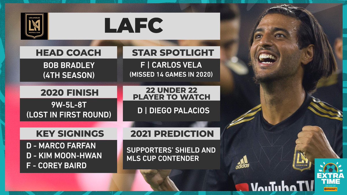 Extratime's tweet photo. ⚫️LAFC SEASON PREVIEW🟡

No club has collected more points since 2018 than @LAFC, but the ultimate prize still eludes Carlos Vela and Co.

Why this could be the year they finally win MLS Cup: https://t.co/ioVfmqPS06 https://t.co/UIIXnCA1T5
