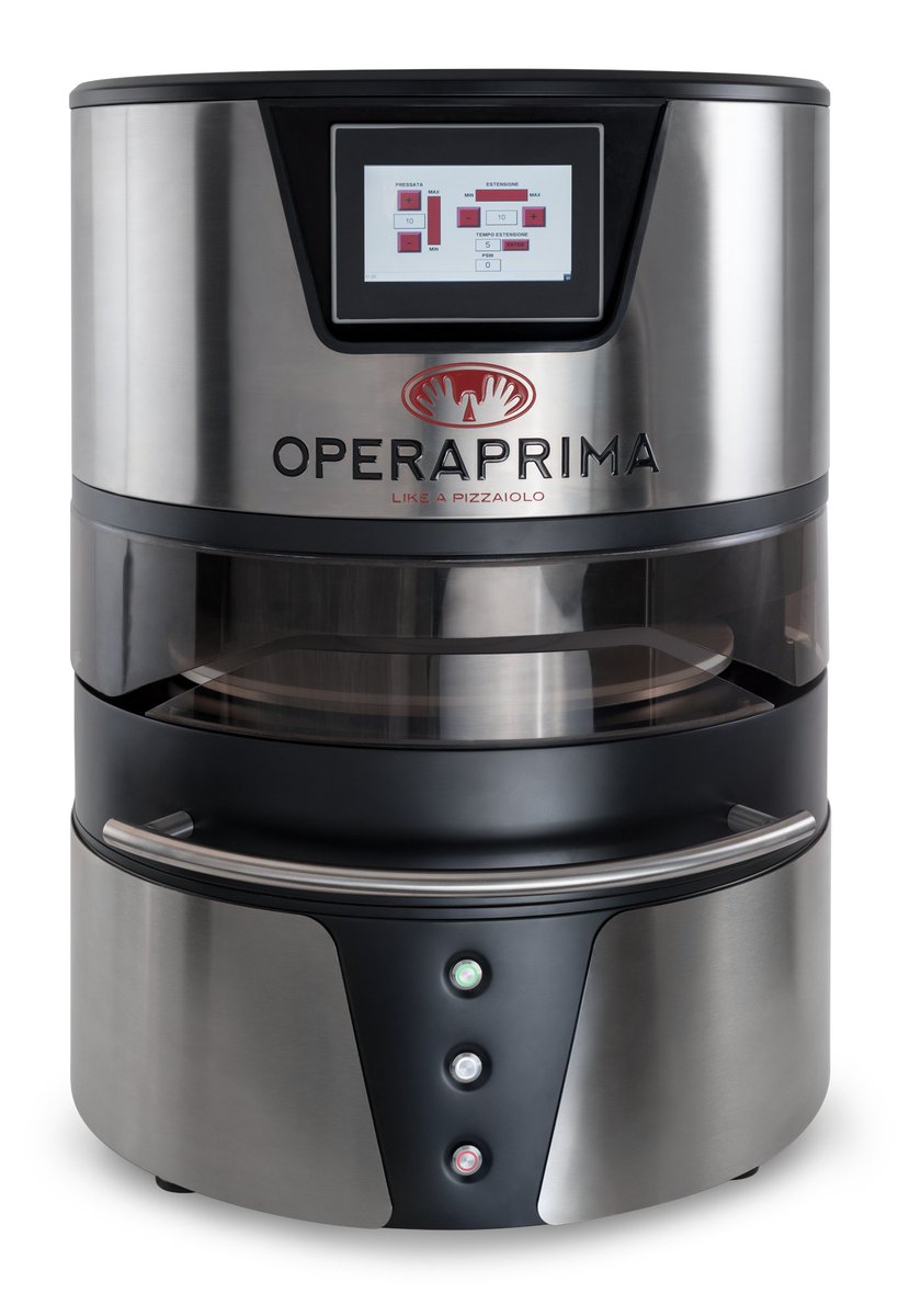 Ecor International SpA has invented OperaPrima, the first pizza stretcher that simulates the expert hands of a professional pizza maker. bit.ly/3dsx2oq <a href="/EcorIntern/">Ecor International SpA</a> #pizza #processing #pizzastretcher