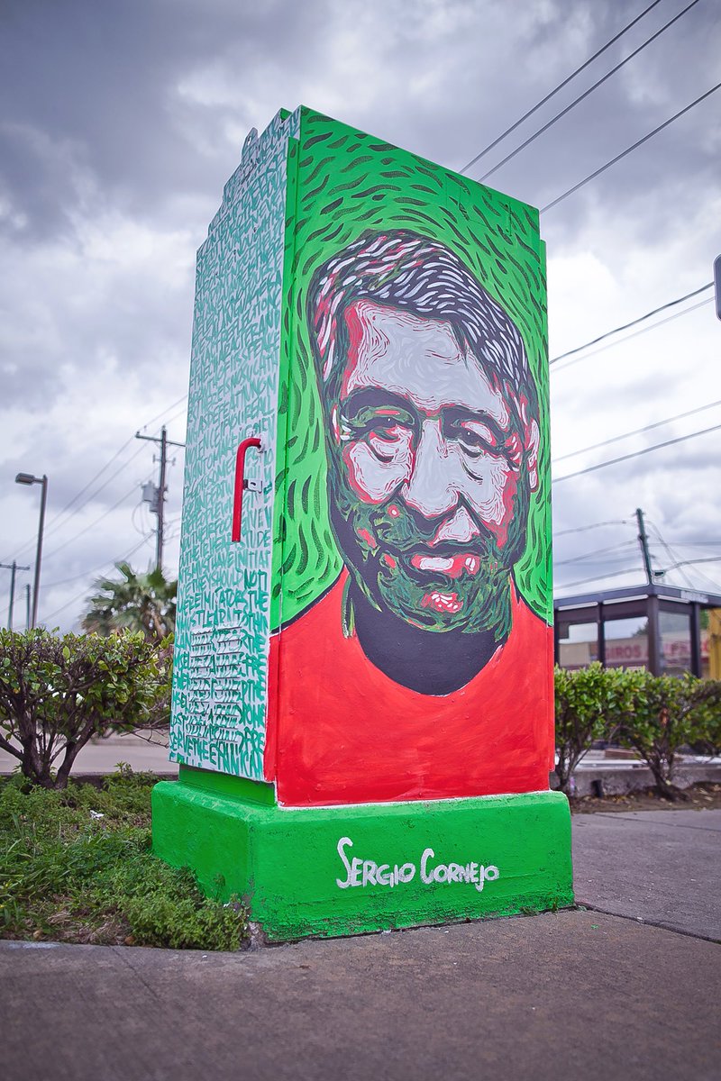 minimurals's tweet photo. Don't forget that today is the LAST DAY to submit to this round of the 2021 #MiniMurals program Artist Registry! #LinkInBio to apply! 

🎨 Sergio Cornejo
📍 Cesar Chavez @ Canal , Houston, TX 
🗂 @UPArtStudio1 
📈 APG Grant, East End
📅 2016
📸 Morris Malakoff
#cesarchavez https://t.co/lCUK2gb2b5