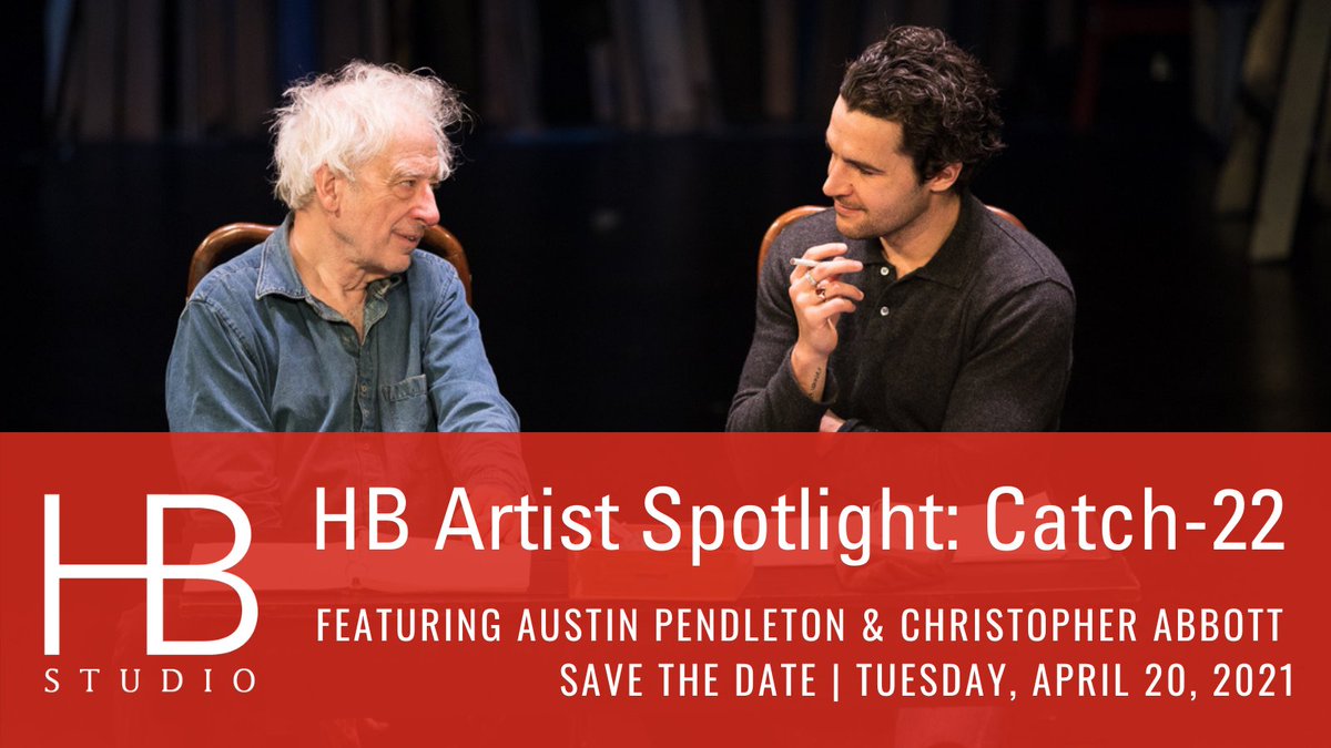 HBStudioNYC's tweet image. SAVE THE DATE! Registration for this event will open on April 6th!

BECOME A 2021 HB SEASON SPONSOR
HB Studio is launching an inaugural season sponsorship program with this event, including unique #donorbenefits and #publicrecognition. 
Learn more: development@hbstudio.org.