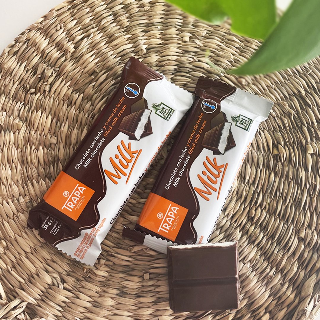 chocolatestrapa's tweet photo. Es la hora de merendar… el momento perfecto para disfrutar de nuestro TrapaMilk 🧡

#ChocolatesTrapa #chocolate #SinAceiteDePalma #SinGluten #Trapamilk https://t.co/8yxHdkIuEm