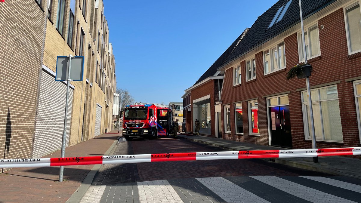 Brandweer Meppel rukt uit voor gaslek -..