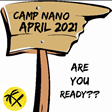 CABonfilio's tweet photo. Are you ready for camp? How many words will you be pledging to write this April? #nanowrimo #nano #CampNanoWriMo #campnano #nanorlando #writerslife https://t.co/Qfi5iGtJN4