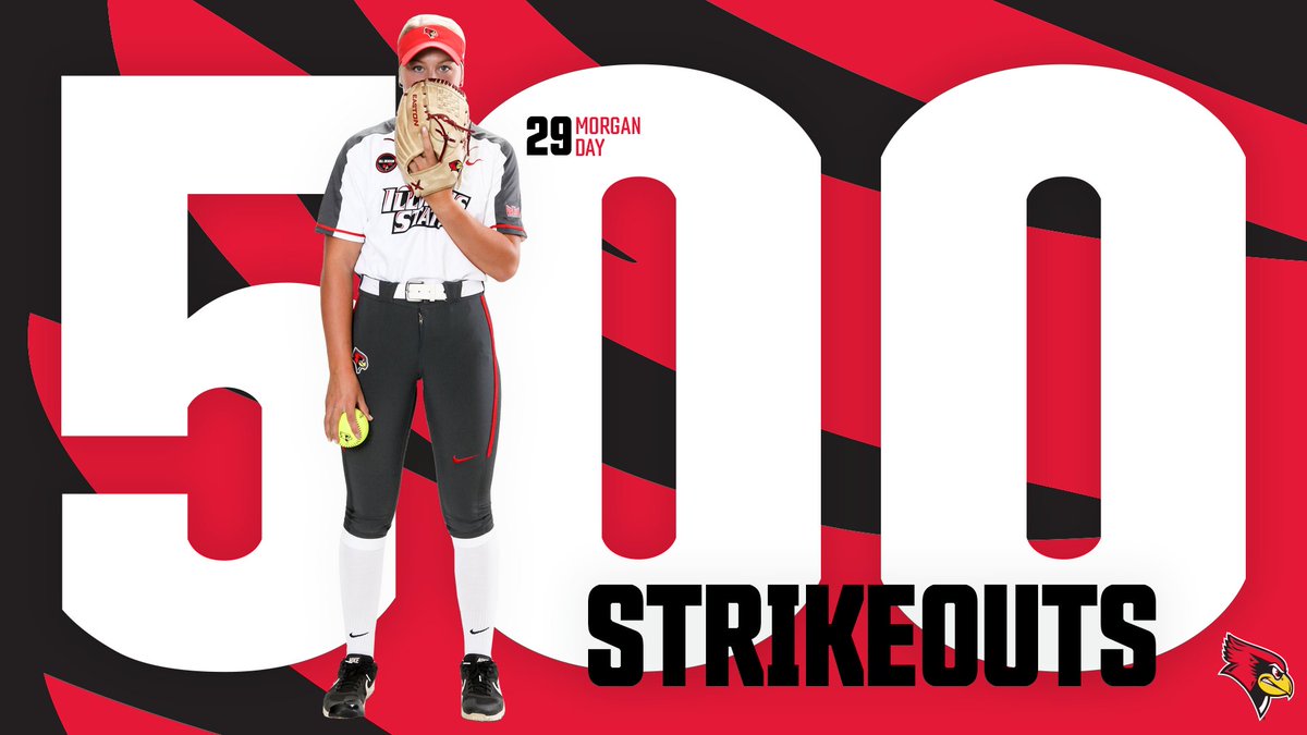 RedbirdsSB's tweet photo. Over the weekend, @MorganDay_29 eclipsed 5⃣0⃣0⃣ career strikeouts!❌

She ranks No. 4 all-time at @ISURedbirds😱

#BackTheBirds https://t.co/FV56nhgxUL