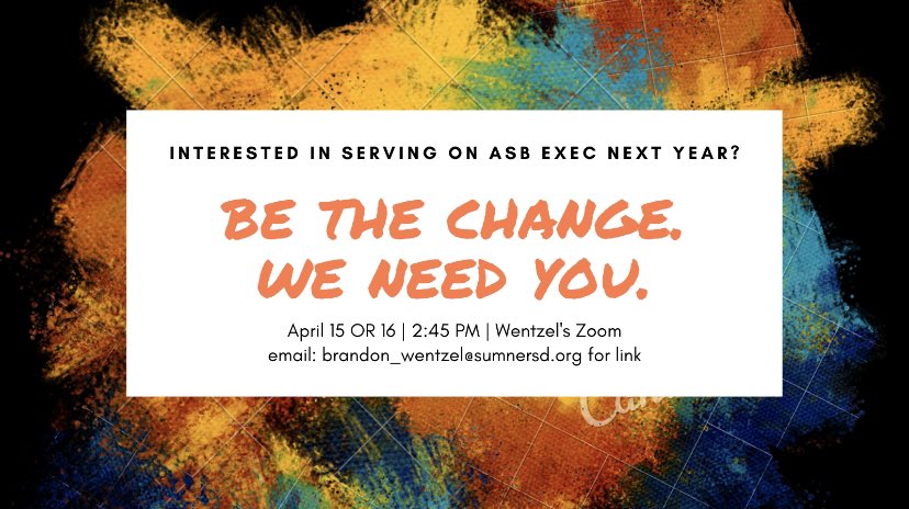 SumnerSpartans's tweet photo. Now is the time to step up and lead us into the next chapter of Sumner HS. Who will? Come learn more at one of two interest meetings. See image for details. https://t.co/rHHfIM9nn3