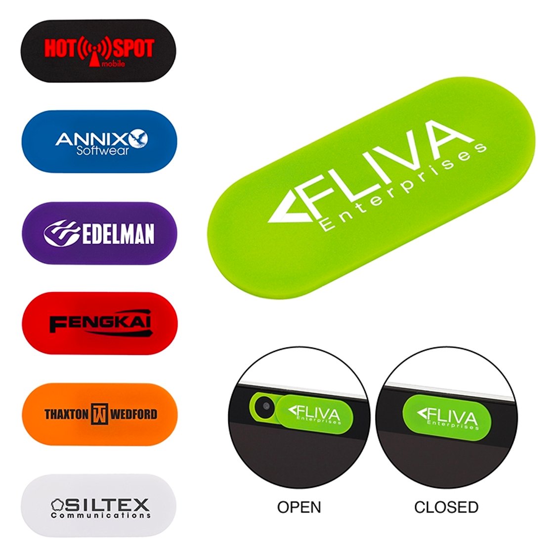 RBOprint's tweet image. This slim webcam cover is perfect for internet security and privacy. Slide to use your web camera when needed. Your #logo will be visible front and center to keep your brand top of mind.
hubs.ly/H0K8pDv0
#webcamcover #internetsecurity #internetprivacy #promoproducts #brand