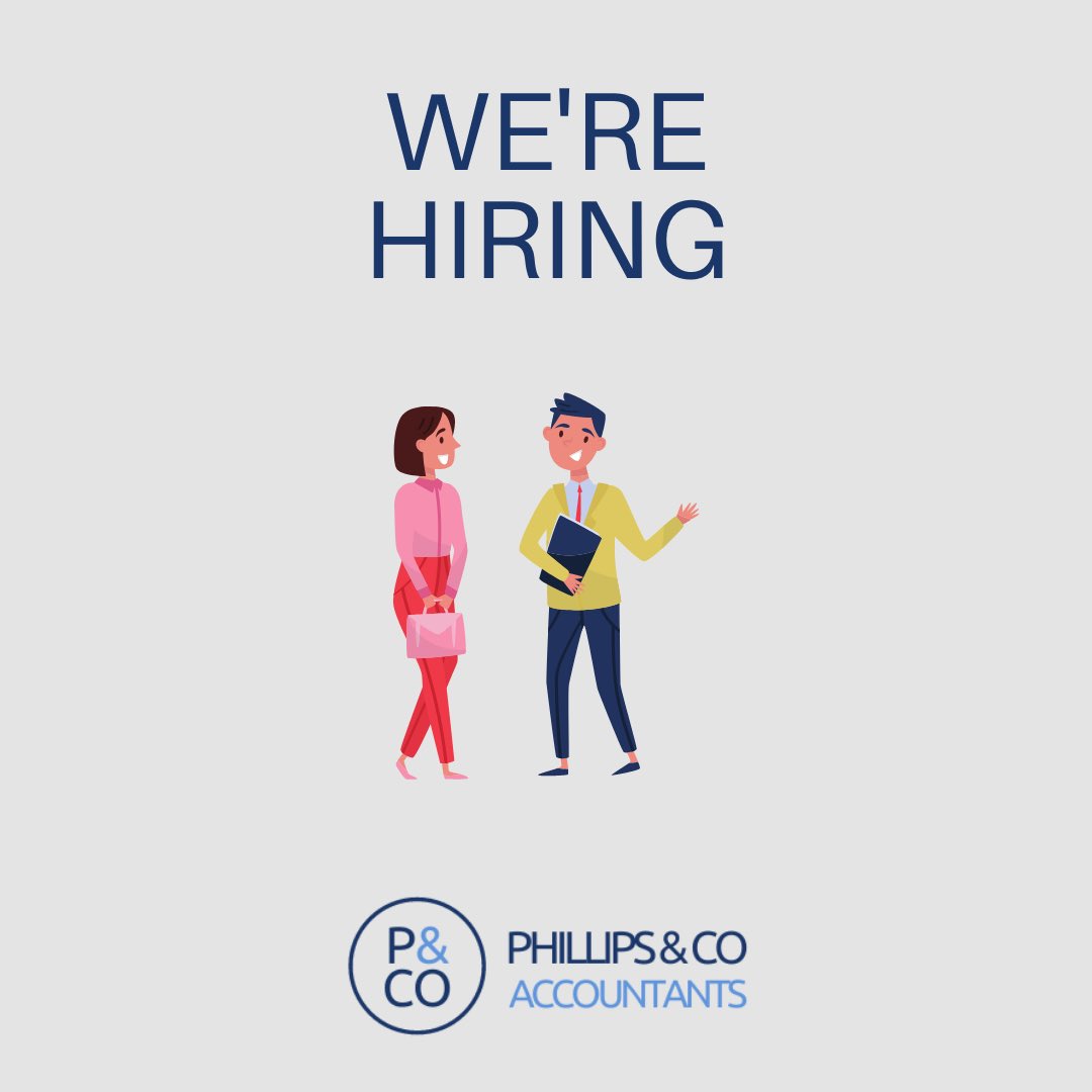 phillipsand_co's tweet photo. We’re hiring!

Tax assistant - Chester or Wirral based - part time.

Candidates must:
Be part or fully AAT or ATT qualified,
Have personal tax experience,
Have IRIS software experience.

Please send your cv to info@phillipscoaccountants.co.uk

@ShitChester @chestertweetsuk https://t.co/AU9qnfjLzG
