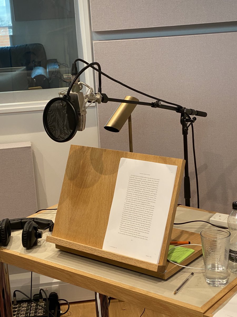 ProfDavidWilson's tweet photo. Voice Over for #APlottoKill now done! @LittleBrownUK https://t.co/iZmqkrDRJ6