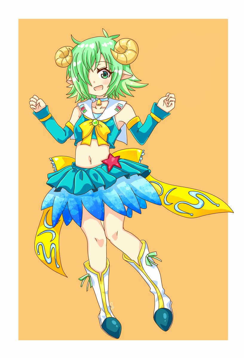 運命からは逃れられない 魔法羊女キュアシープ そいる 羊騎士 のイラスト