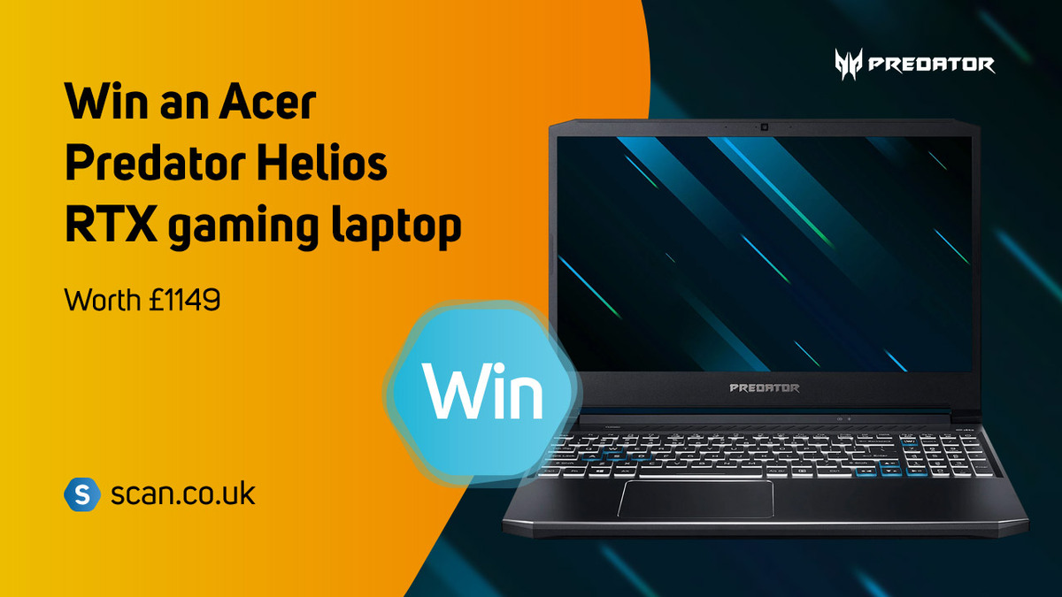 Scan Pro Gaming is back with another awesome giveaway! You could win an <a href="/AcerUK_Official/">Acer UK</a> Predator Helios RTX gaming laptop! 

For your chance to win, enter here --> buff.ly/2GEBDq1

Good luck! Sponsored by Acer 

#WIN #LoveScan #Scancompetition