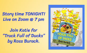FREE Virtual #storytime tonight at 7pm EST on Zoom. "Truck Full of Ducks" by #RossBurach
us05web.zoom.us/j/87032218043?…

#virtualtutor #virtualtutoring #onlinetutor #onlinetutoring #Reading #elementaryschool 

sites.google.com/view/acorntuto…