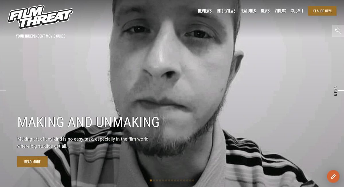 FilmThreat's tweet photo. "...about the trial and tribulations of one particular filmmaker's life." Chris Salce sees how Making And Unmaking a movie affects one's personal life.
https://t.co/JKG3mxKX31 #SupportIndieFilm #MakingAndUnmaking #Documentary https://t.co/MkaHjPUKuI
