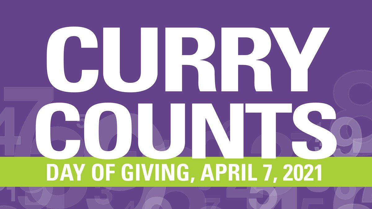 There are so many ways that Curry Counts, to our hard-working students, accomplished faculty, successful alumni, dedicated staff and coaches, generous friends, and loving and supportive families. 

Here's how #CurryCounts to some of our faculty, staff, students, and alumni.⬇️