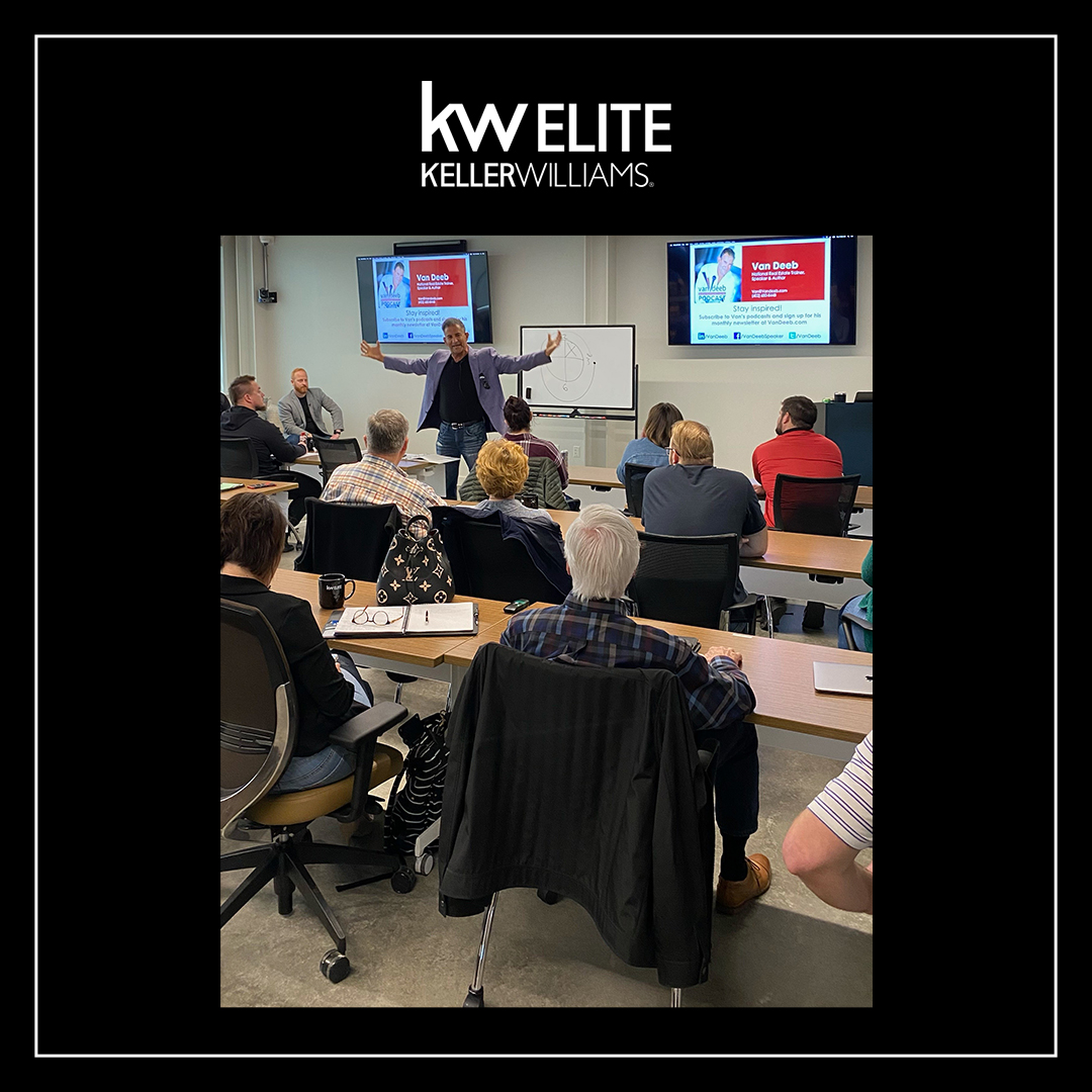 A special thanks to Van Deeb for speaking at or kwELITE Brokerage meeting yesterday‼

#kwelite #kellerwilliams #nebraskarealestate #nebraskarealestateagent