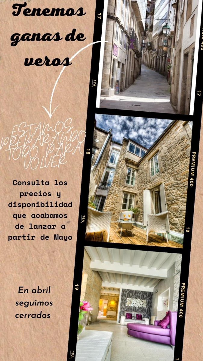 InterJaen's tweet photo. 🏨 #HotelMontenegro Santiago de Compostela en pleno casco histórico, a escasos metros de la Plaza del Obradoiro y Catedral de Santiago. Disfruta de un trato inmejorable, deja volar tus sentidos en un lugar estratégico para iniciar todas tus excursiones por #Galicia
#SponsorInter https://t.co/A4AI9DnSdY