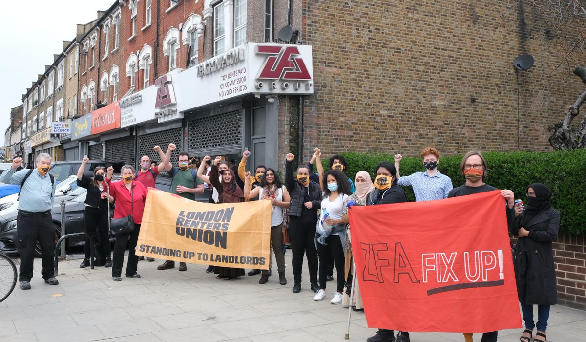 LDNRentersUnion's tweet photo. 💥Victory in Newham! 💥

By taking action today, we've forced ZFA Group to commit to fix serious disrepair in @NewhamLondon Temporary Accommodation after 3 years of neglecting our members.

We are powerful 💪and we won't stop until the repairs are done! 1/ https://t.co/tT17IBY2hx