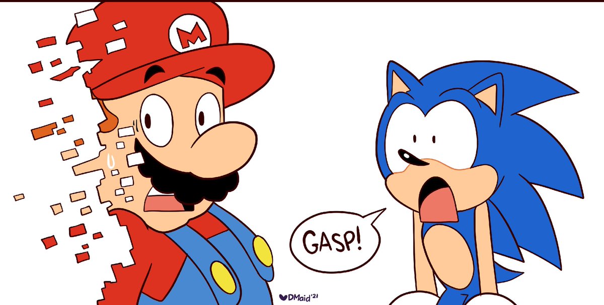 Mario nooooooo!! ?

#mario35 #SonicTheHedgehog #fanart 