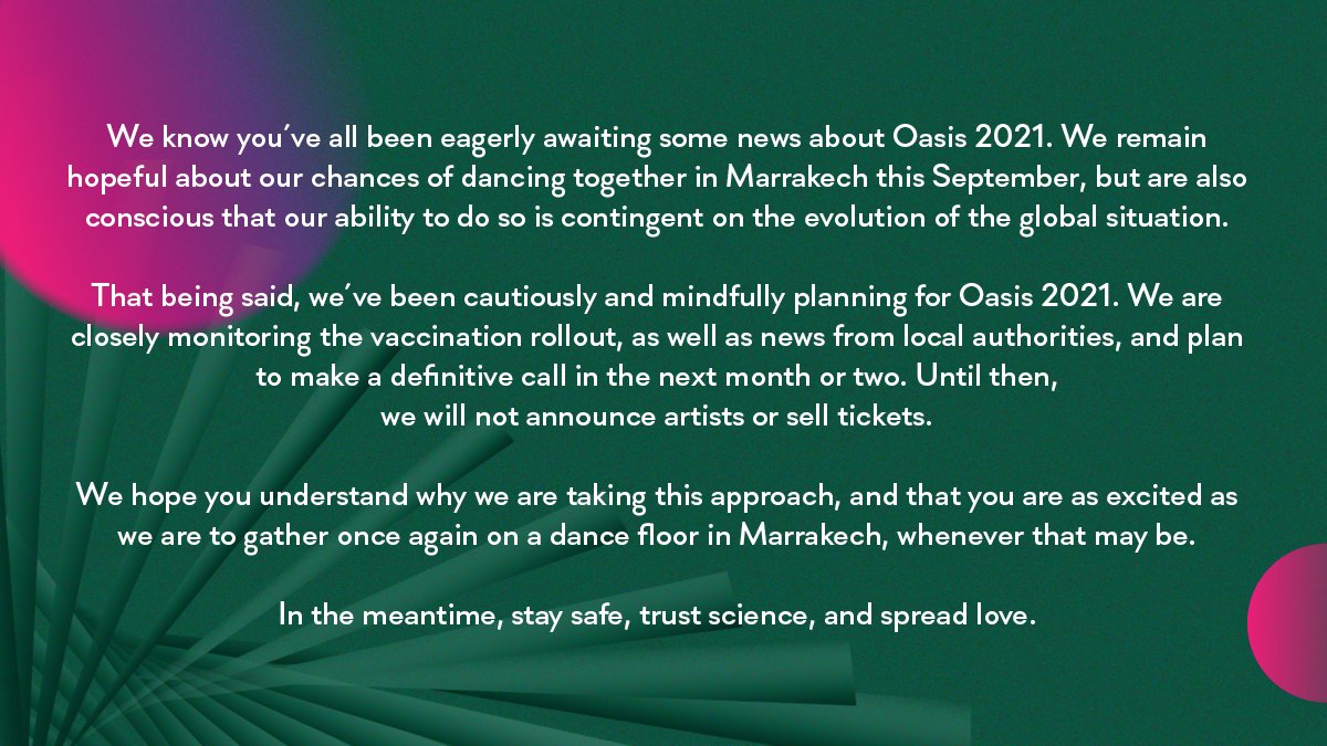✨ 2021 UPDATE ✨ #oasisfest