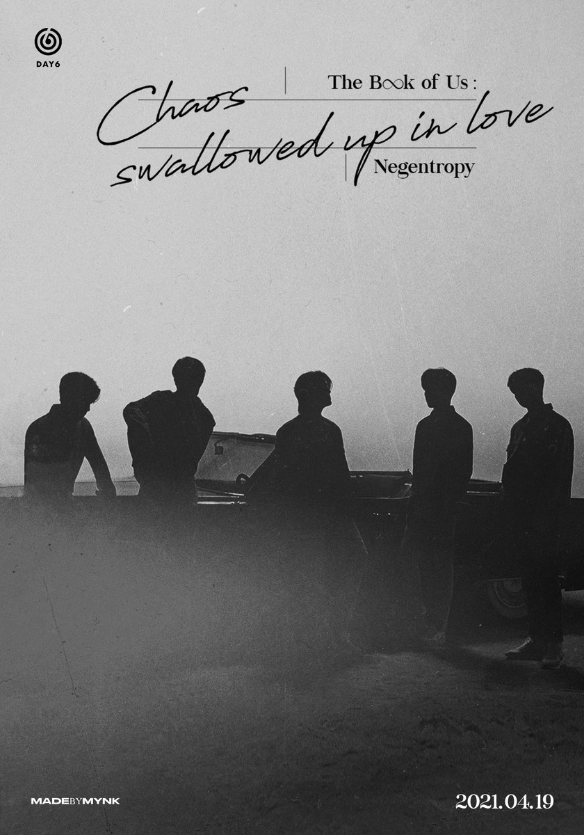 madebymynk's tweet photo. DAY6 <The Book of Us : Negentropy - Chaos swallowed up in love>
Album Typography

https://t.co/Ondujh7I5m

#DAY6 #데이식스
#The_Book_of_Us #Negentropy
#JYP https://t.co/PZc7A9UCEr