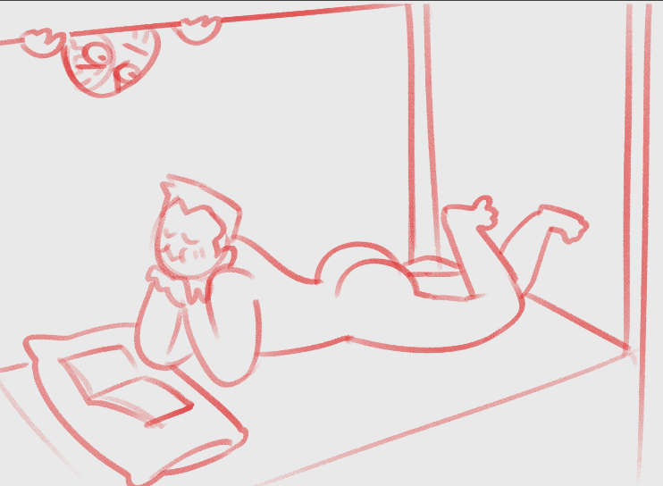 it really do be just me manically sitting at my computer making doodles all day tho when i can