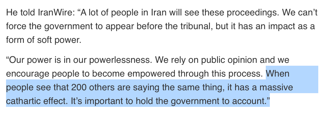 IranWireEnglish's tweet photo. Hundreds Testify in "People's Tribunal" on November 2019 Atrocities
https://t.co/vMpTAmMq2w #accountability #November19Protests https://t.co/Kl1oRkCmtp