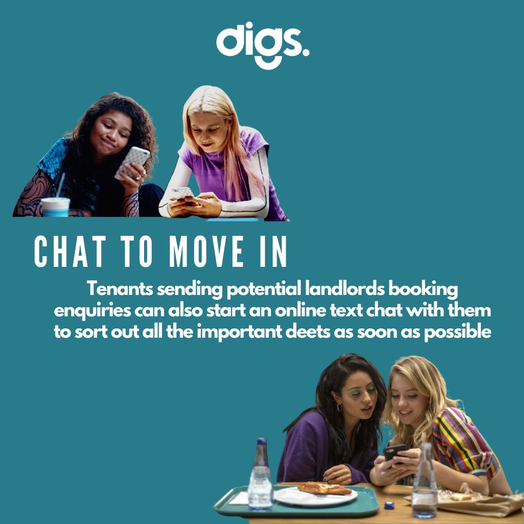 digsconnect's tweet photo. Big news!📢📣 We have an epic new chat feature update on the way, meaning it'll be even easier to find your dream home with DigsConnect 🎉 Watch this space 😉

#DigsConnect https://t.co/tHdWrWkNjs