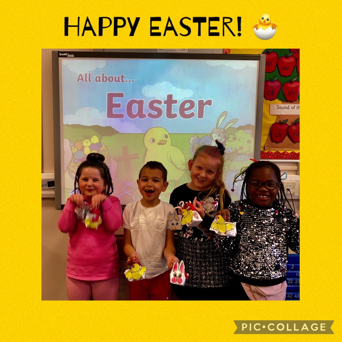 StDavids4's tweet photo. Primary 2️⃣ are ready for their Easter Egg hunt! 🐣🥚 https://t.co/NgFZd29UVJ