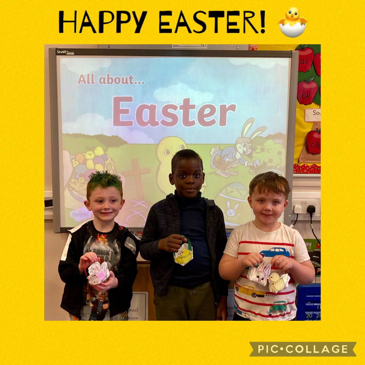 StDavids4's tweet photo. Primary 2️⃣ are ready for their Easter Egg hunt! 🐣🥚 https://t.co/NgFZd29UVJ