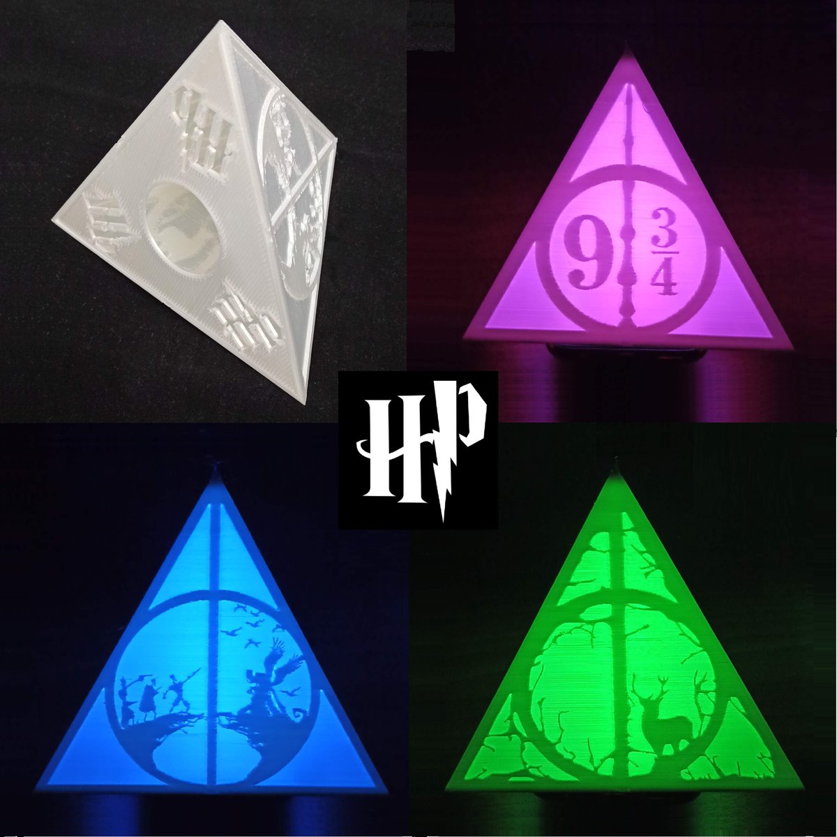 Harry Potter Deathly Hallows - Desk Lamp by Marco Morata
FREE STL files #3dprinting #harrypotter #hogwarts #magic #hogwarts #thechosenone #wizardingworld #slytherin #diagonalley #hp #gryffindor #hufflepuff #potterhead #ravenclaw #wizard #hogsmeade mmf.io/o/163726