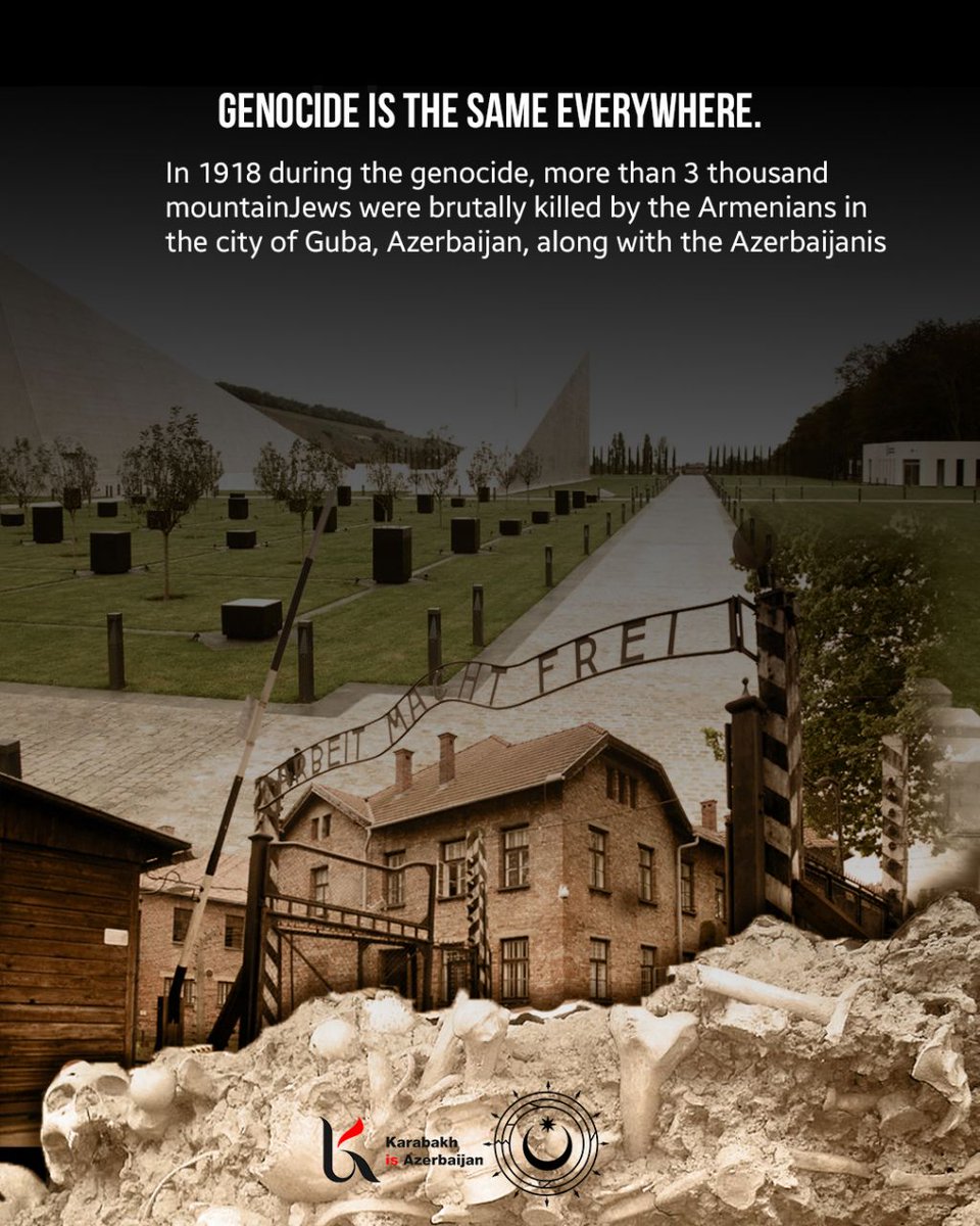 ilahe_qenberli's tweet photo. Genocide Is The Same Everywhere !
During the genocide, more than 3 thousand mountain Jews were brutally killed by the Armenians in the city of Guba, Azerbaijan, along with the Azerbaijanis
#31MarchGenocide
#31march1918
#KİAzteam
#truthisone https://t.co/9X7zRwTwHM