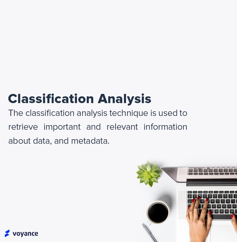 voyancehq's tweet photo. Check out these 5 data mining techniques every data scientist should know.
Each of these techniques solve a unique problem.
The techniques are used depending on the scenario; what the data looks like, and the problem you're trying to solve.
#datascienceatvoyance https://t.co/wE8Vgnmzpu