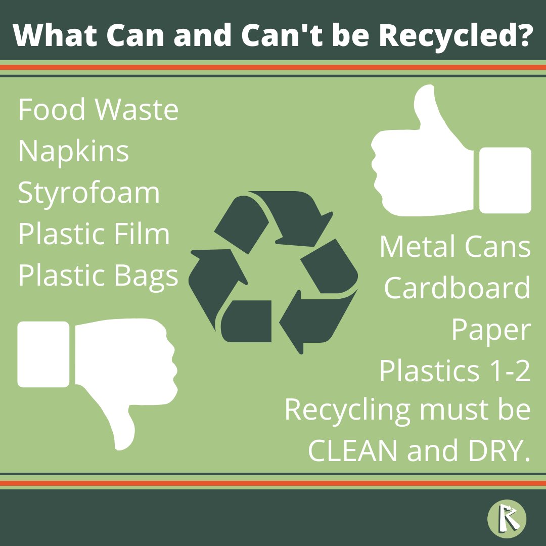 recyclepalouse's tweet photo. Want to know what can and can't be recycled in Pullman? Here is a short list to follow, and check out our blog for more information. Remember... all recycling most be CLEAN and free of food waste or grease ✨♻️
...
#recycling #environment #Recycle4Nature #pullman #WSU https://t.co/RHDOBntUqs