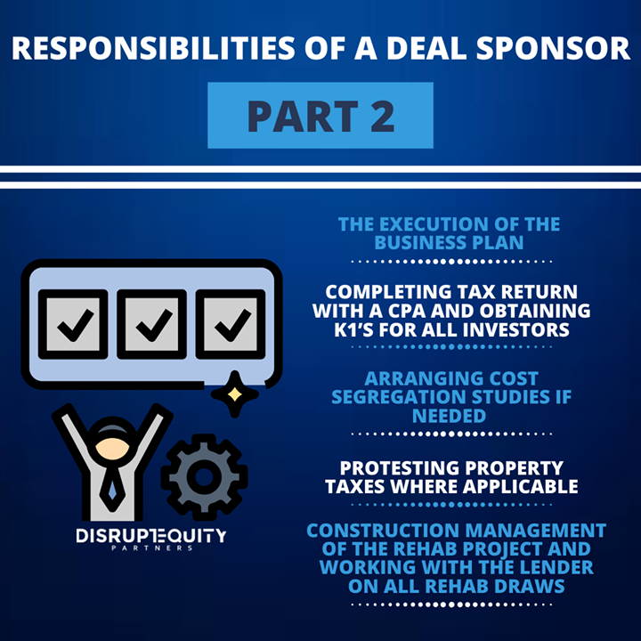 ferasm's tweet photo. Responsibilities of a Deal sponsor PART 2! #multifamilyrealestate #multifamilyinvesting #realestate #realestatesyndication #realestateinvesting #multifamilysyndication #commercialrealestate https://t.co/tVvBe1MlOF