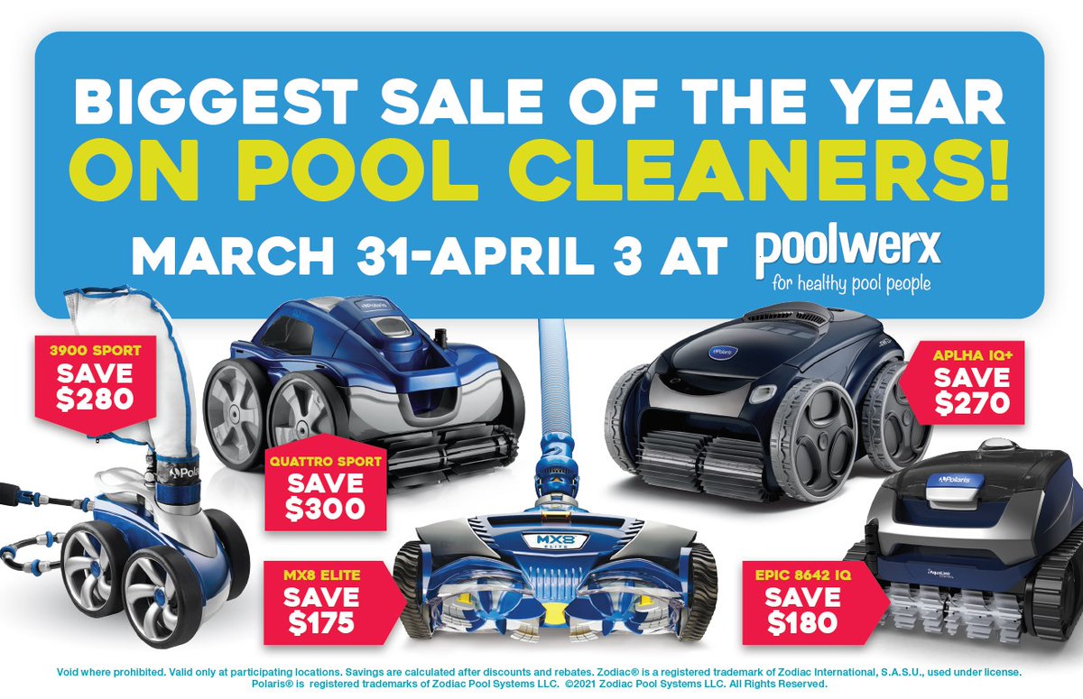 Polaris Days at Patio Pools &amp; Poolwerx starts today! Stop by and save BIG plus get exclusive extended warranties &amp; free giveaways. 💯

patiopoolsaz.com