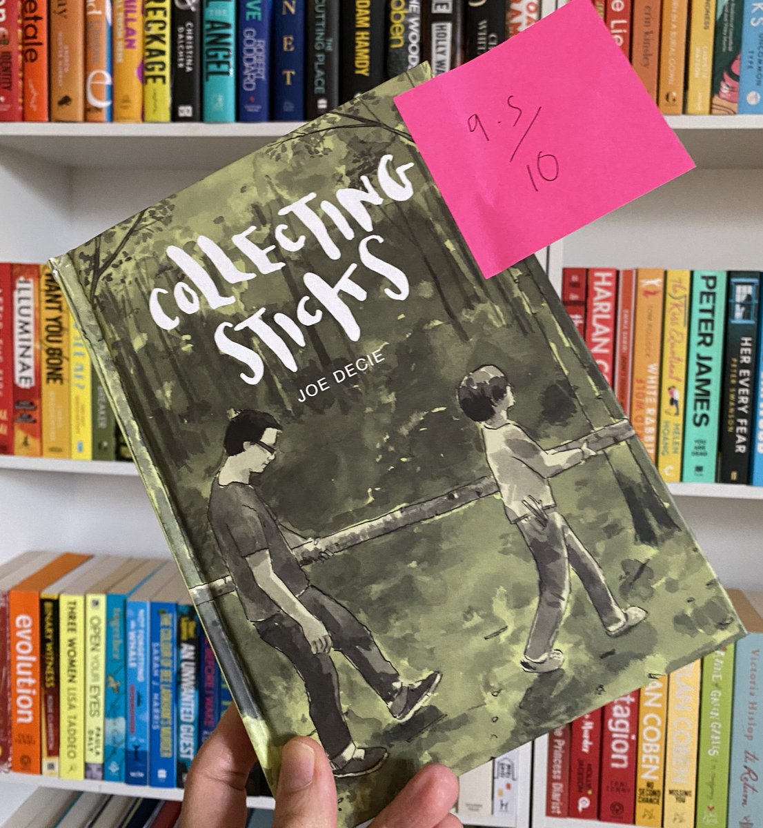 QuickBookRevie3's tweet photo. My โQuick Book Reviewโ of #CollectingSticks by @joedecie = 9.5/10. One of my favourite graphic novels of all time. Gentle, rippling with humour & filled with wry observations of a UK short-break. Listen to my full review on the podcast; episode 101. Link: https://t.co/3FqTZeKmd7 https://t.co/G5XSVMhXne