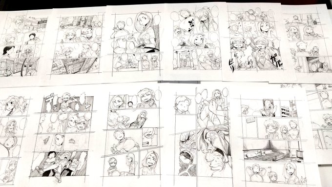 一度本気でこの三人の漫画をアナログ一本一話やりたいとは思ってる、途中でうやむやになってるけど 