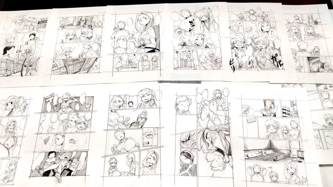 一度本気でこの三人の漫画をアナログ一本一話やりたいとは思ってる、途中でうやむやになってるけど 