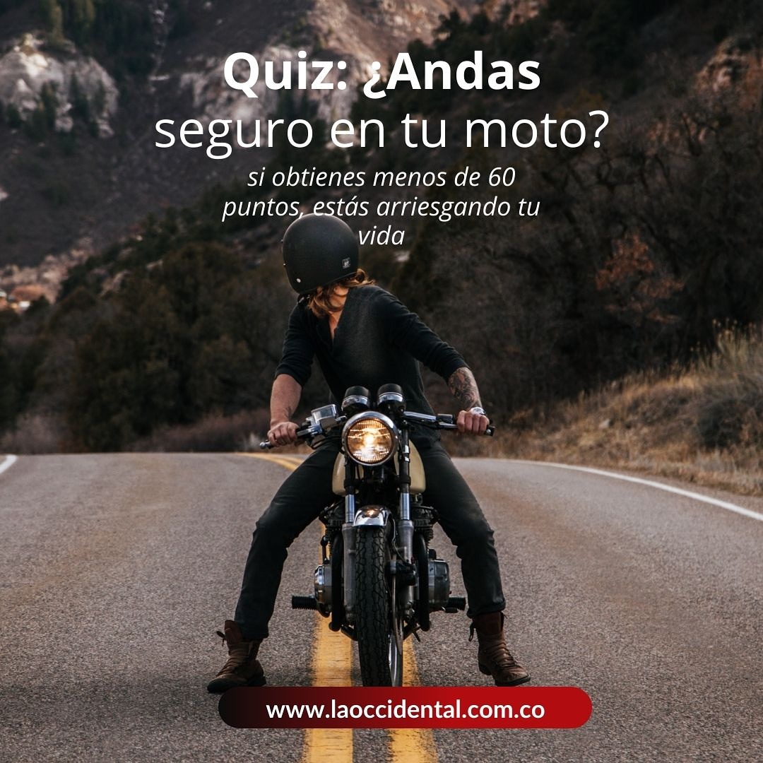 Haz el Quiz en nuestro instagram
bit.ly/3rIg3TY 
#soat #seguros #accidentedetransito #polizas #AccidenteVial