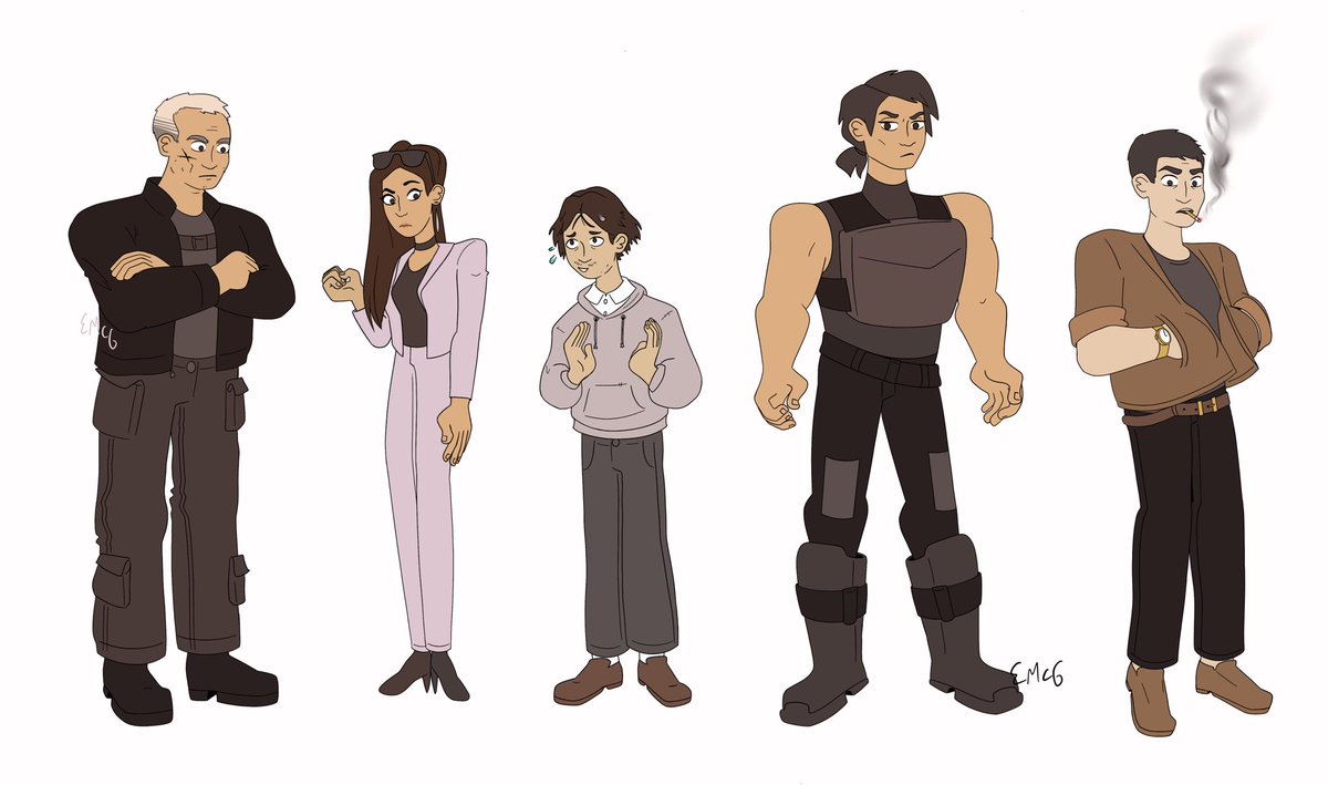 EmcgStudios's tweet photo. @rjstorybreak Heaven Heist is one of my favorite podcast series! Had to design the whole gang #storybreak #heavenheist https://t.co/SCIuRjMa0z