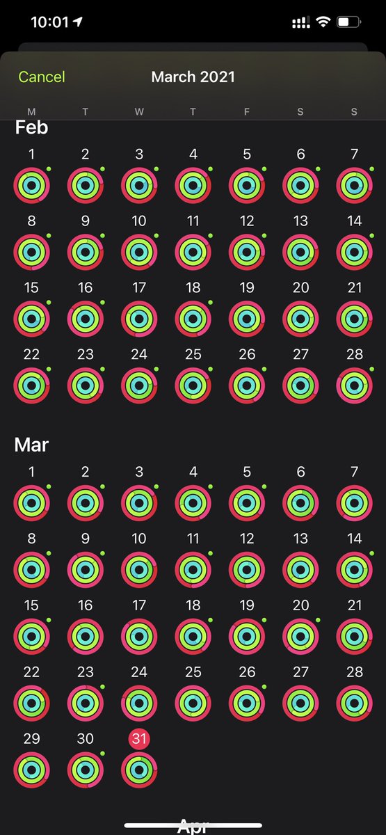 _pawanpreet's tweet photo. 2021 has been good so far.
Training from @UltrahumanHQ 💪
#appleWatch #fitness #apple #iosApp #activityRings #Activity https://t.co/5KBYUqUsTm