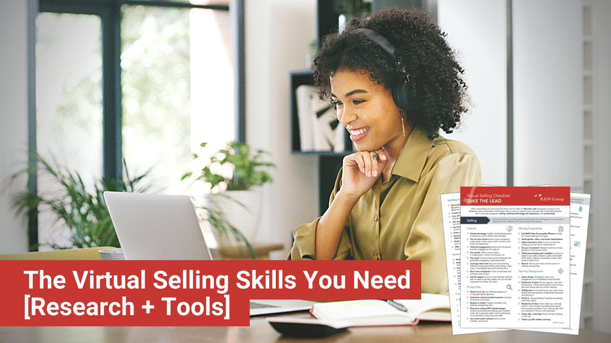 We've been selling remotely for more than a year now and yet, I still see sellers make common mistakes every day. Check out this research and follow the checklist to up your virtual selling game. >hubs.ly/H0K4wFL0 #VirtualSelling #Sales