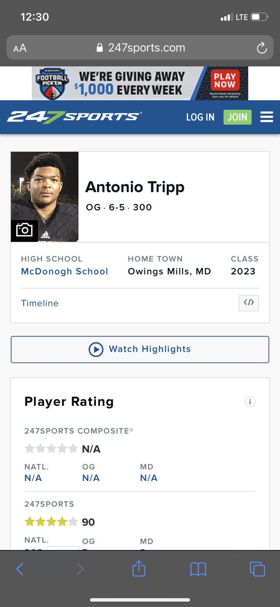 Blessed to be named a 4 star and 7th best Guard in the nation by <a href="/247Sports/">247Sports</a>   Only 1 season played🤫